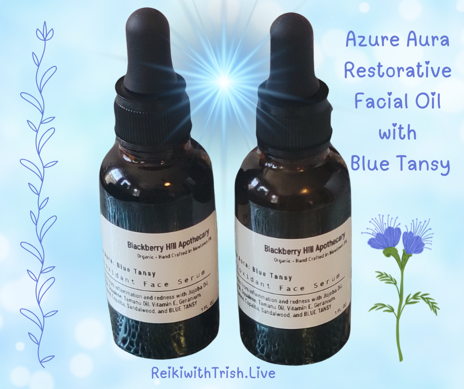 Azure Aura Restorative Facial Oil with Blue Tansy