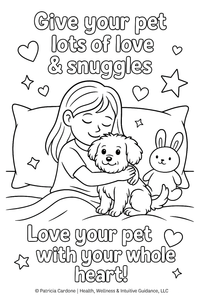 Treat Your Pet Like Gold - A Coloring Book About Love, Kindness & Caring for Pets