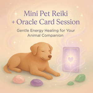 Mini Pet Reiki/Energy Healing + Oracle Card Session (Remote)