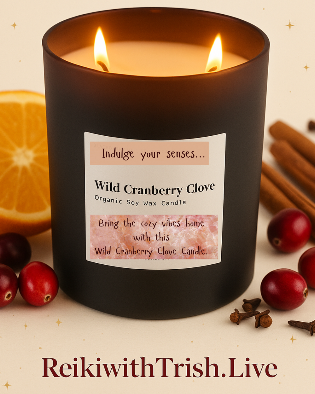 Wild Cranberry Clove Candle