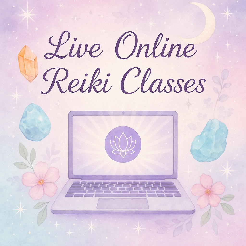 Live Reiki/Intuitive Healing Classes Online